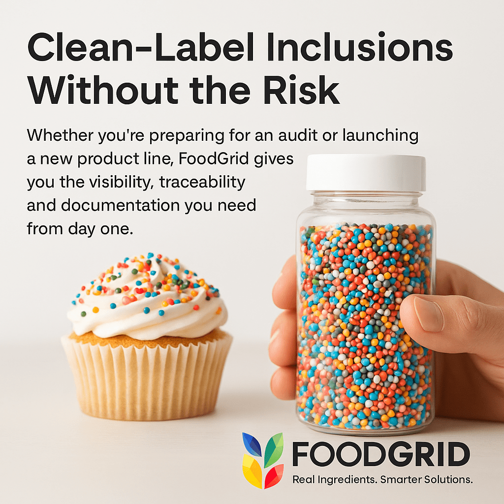 clean-label sprinkles