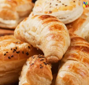 puff pastry croissant, margarine