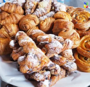 puff pastry croissant, margarine