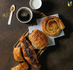 puff pastry croissant, margarine