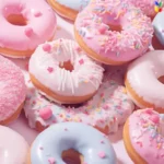 natural sprinkles, donut