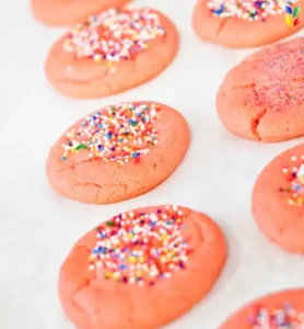 cookies, natural sprinkles