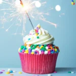 cupcake, natural sprinkles