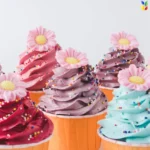 natural sprinkles, ice cream