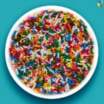 natural sprinkles, cupcake